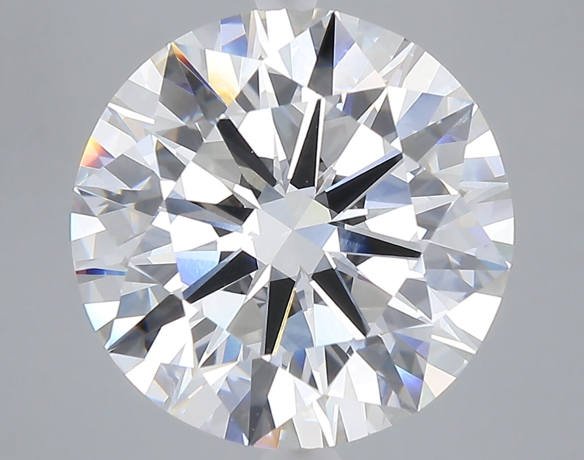 8.40 carat round lab grown diamond F color VVS2 clarity