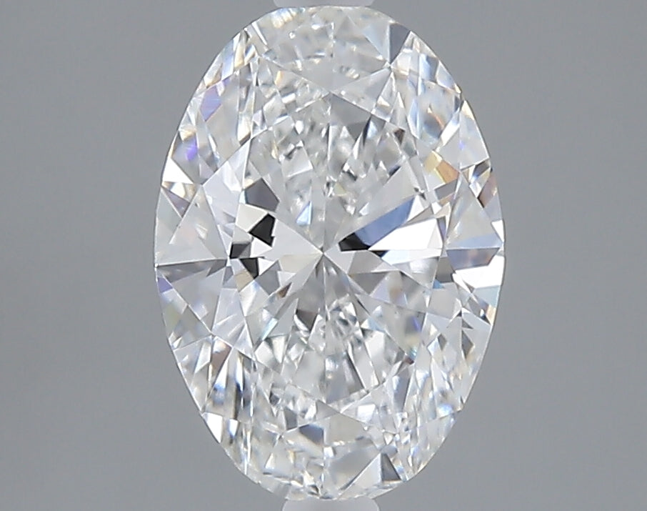 2.08 carat oval lab grown diamond E color VS1 clarity