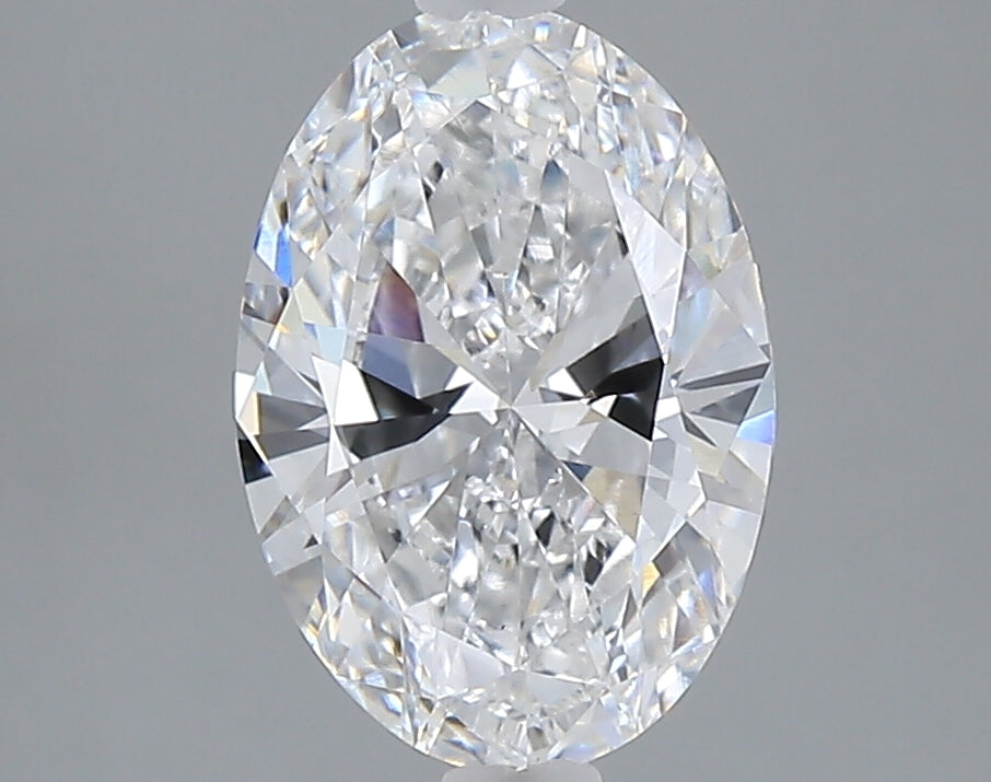 2.01 carat oval lab grown diamond E color VS1 clarity