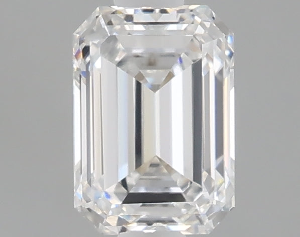 1.04 carat emerald lab grown diamond D color VVS2 clarity