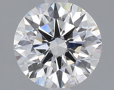 1.58 carat round lab grown diamond E color VVS2 clarity