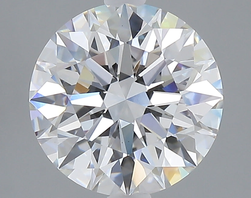 3.03 carat round lab grown diamond E color VVS2 clarity