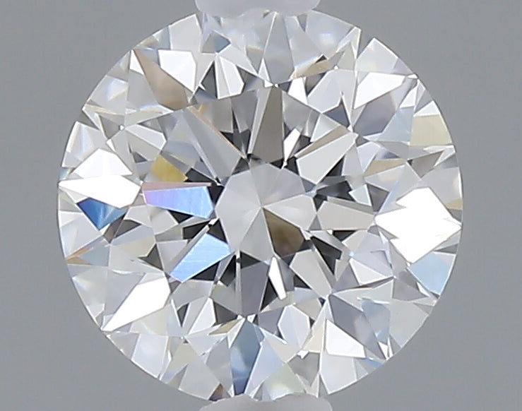 1.07 carat round lab grown diamond E color VVS2 clarity