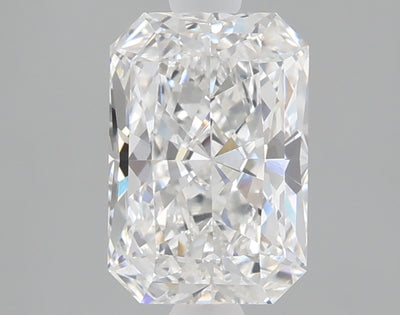 1.60 carat radiant lab grown diamond E color VVS2 clarity
