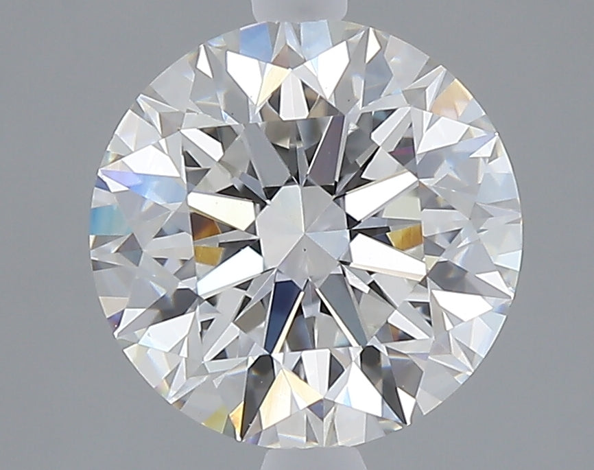 3.02 carat round lab grown diamond E color VVS2 clarity