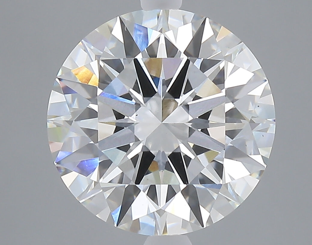5.07 carat round lab grown diamond F color VS1 clarity