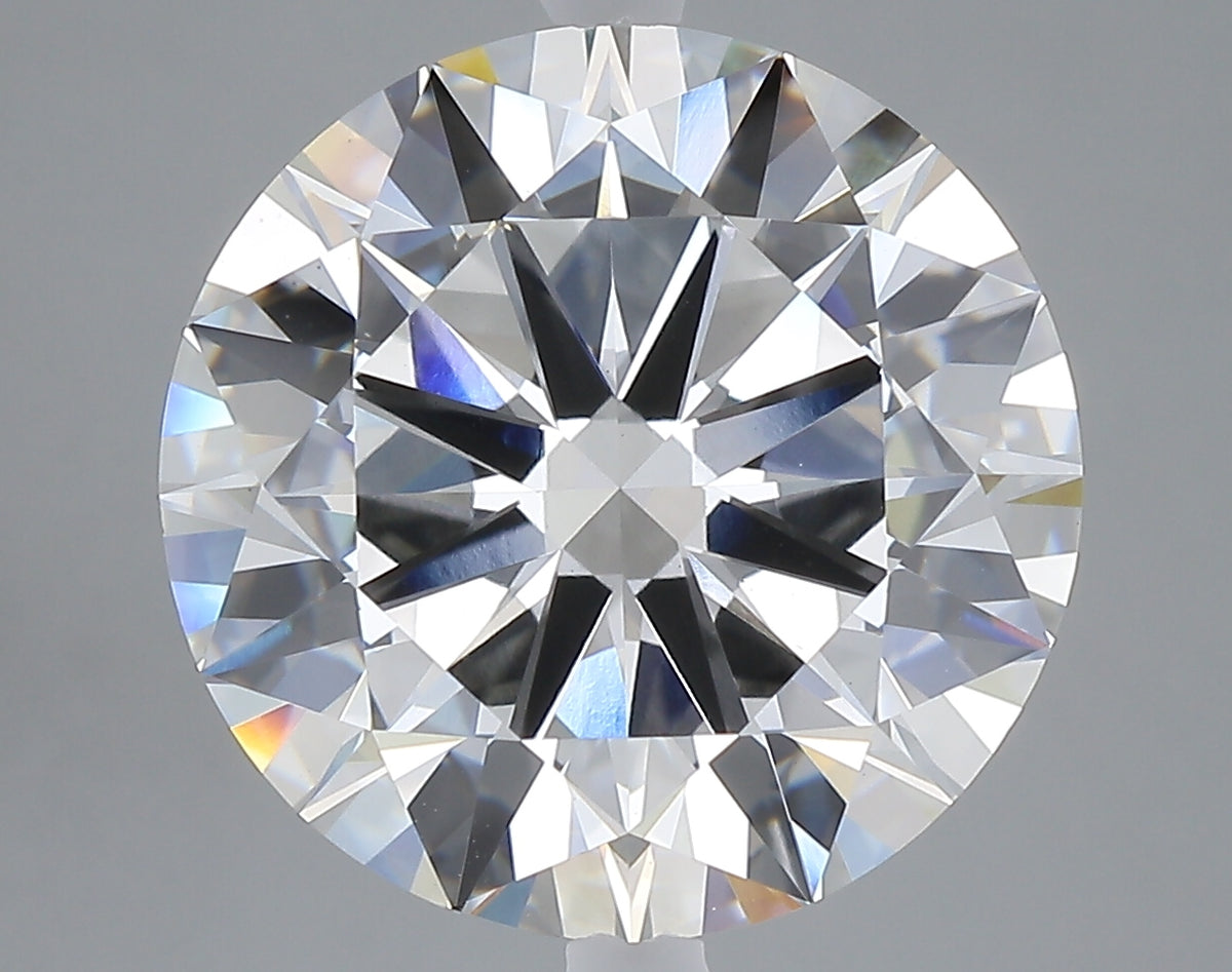 9.00 carat round lab grown diamond F color VVS2 clarity
