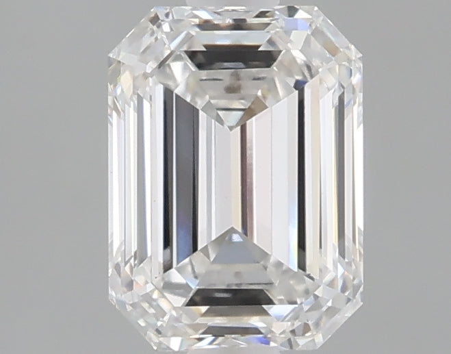 1.53 carat emerald lab grown diamond E color VS1 clarity