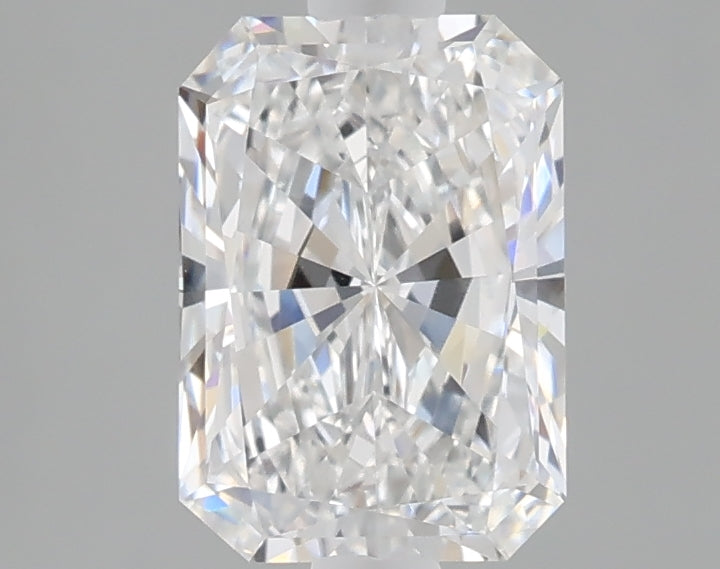 1.58 carat radiant lab grown diamond D color VVS2 clarity