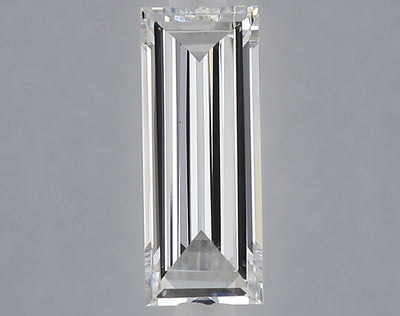 1.07 carat baguette lab grown diamond F color VVS2 clarity