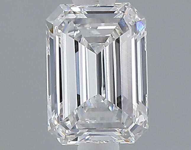 1.02 carat emerald lab grown diamond D color VVS2 clarity