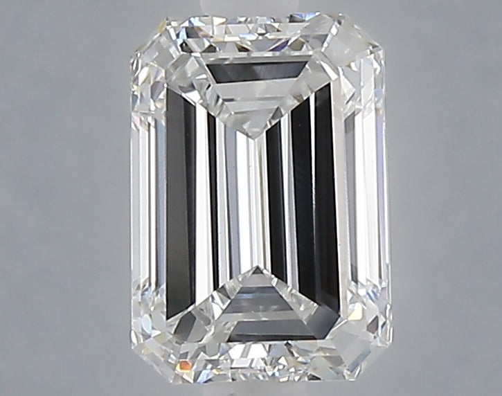 1.50 carat emerald lab grown diamond D color VVS2 clarity