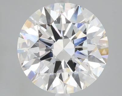 7.99 carat round lab grown diamond F color VS1 clarity