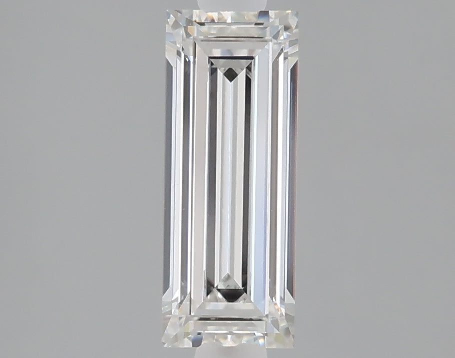 1.04 carat baguette lab grown diamond E color VVS2 clarity