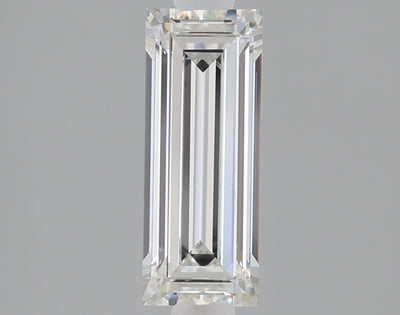 1.04 carat baguette lab grown diamond E color VVS2 clarity