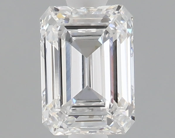 1.01 carat emerald lab grown diamond D color VVS2 clarity