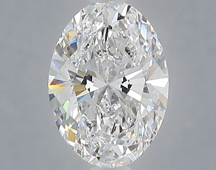 1.10 carat oval lab grown diamond D color VVS2 clarity