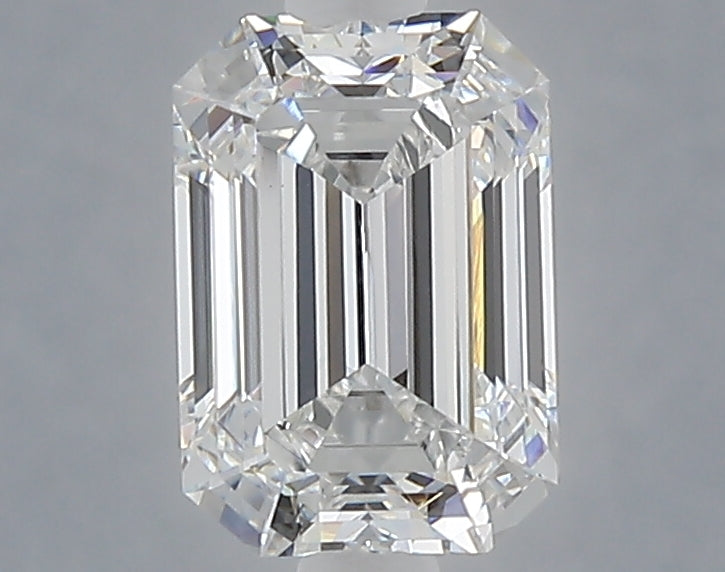 1.52 carat emerald lab grown diamond E color VVS2 clarity