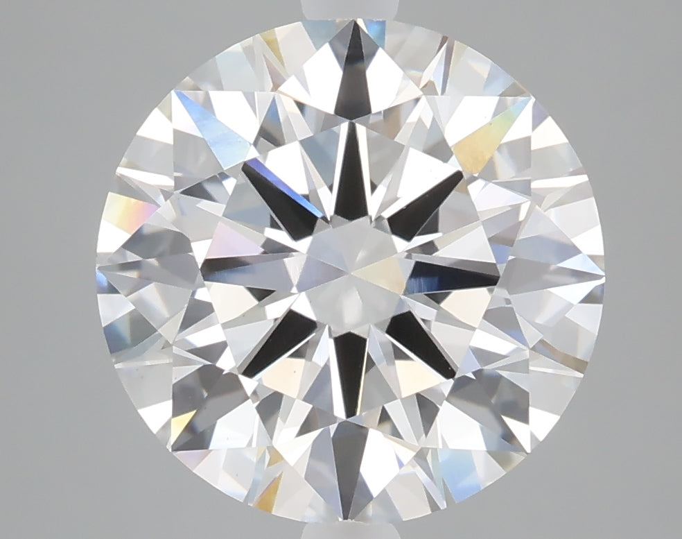 5.01 carat round lab grown diamond E color VS1 clarity