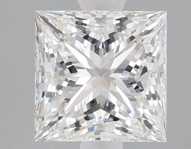1.56 carat princess lab grown diamond D color VVS2 clarity