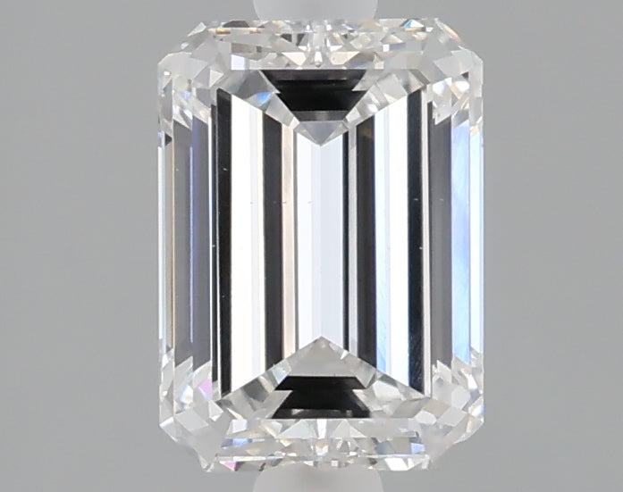 1.51 carat emerald lab grown diamond E color VS1 clarity