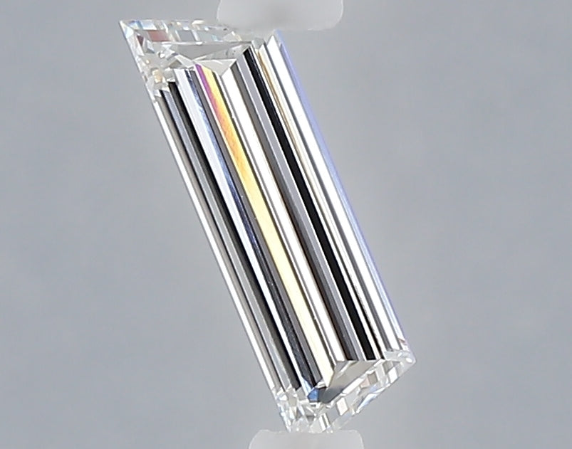 0.32 carat baguette lab grown diamond E color VVS2 clarity