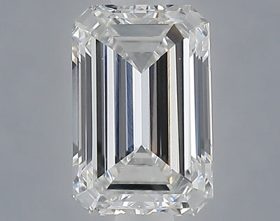 1.03 carat emerald lab grown diamond E color VS1 clarity