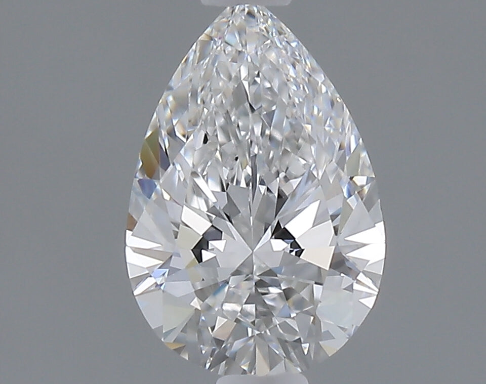 1.10 carat pear lab grown diamond D color VVS1 clarity