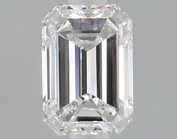 1.10 carat emerald lab grown diamond D color VS1 clarity