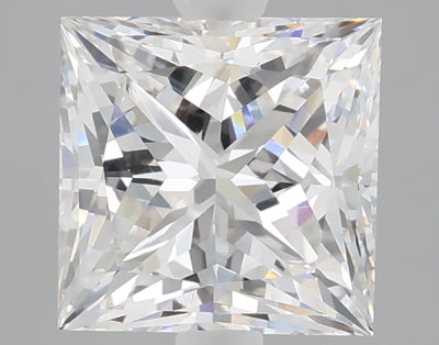 2.58 carat princess lab grown diamond E color VVS2 clarity
