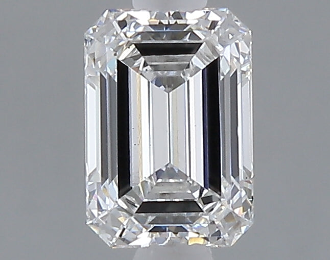 1.03 carat emerald lab grown diamond D color VS2 clarity