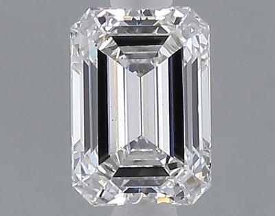 1.03 carat emerald lab grown diamond D color VS2 clarity