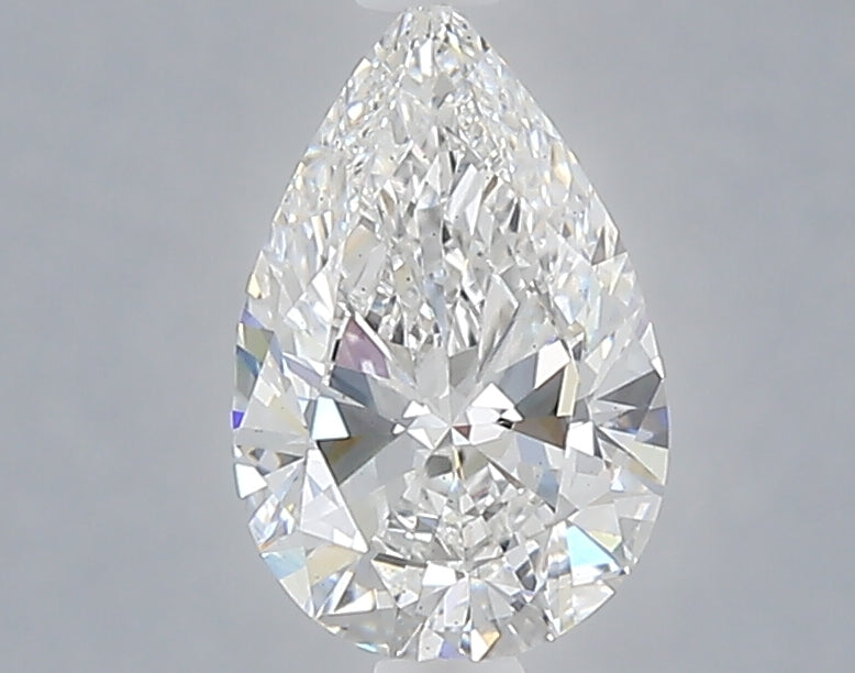 1.05 carat pear lab grown diamond E color VS2 clarity