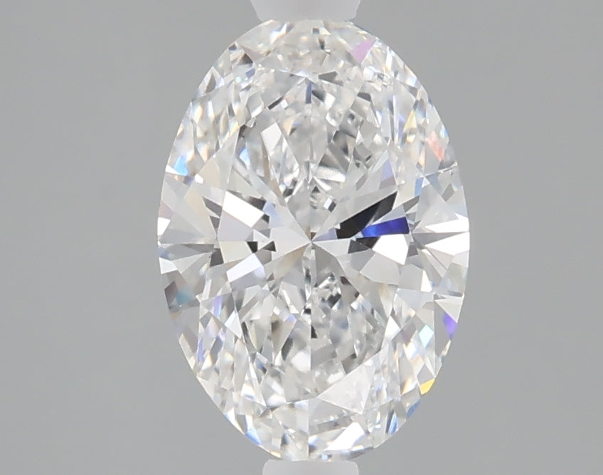 1.59 carat oval lab grown diamond D color VVS2 clarity
