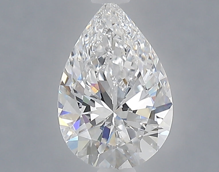 1.02 carat pear lab grown diamond D color VVS2 clarity