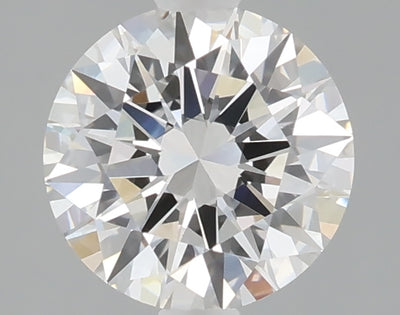 1.57 carat round lab grown diamond E color VVS2 clarity