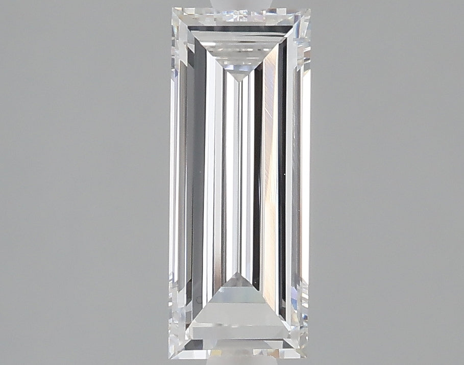 1.06 carat baguette lab grown diamond E color VVS2 clarity