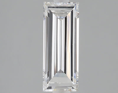 1.06 carat baguette lab grown diamond E color VVS2 clarity