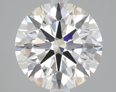 2.52 carat round lab grown diamond E color VVS2 clarity