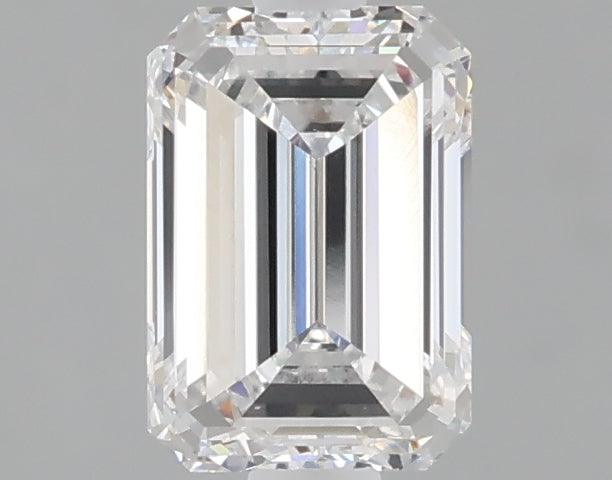 1.02 carat emerald lab grown diamond D color VVS2 clarity