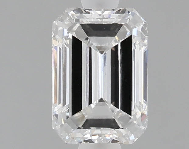 1.05 carat emerald lab grown diamond D color VVS2 clarity