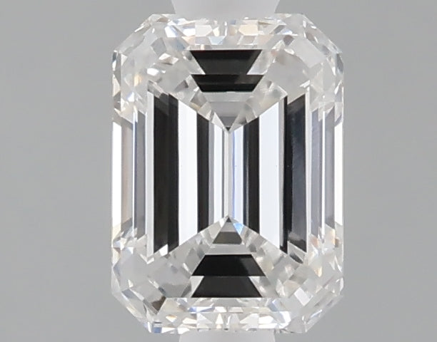 1.03 carat emerald lab grown diamond E color VVS2 clarity
