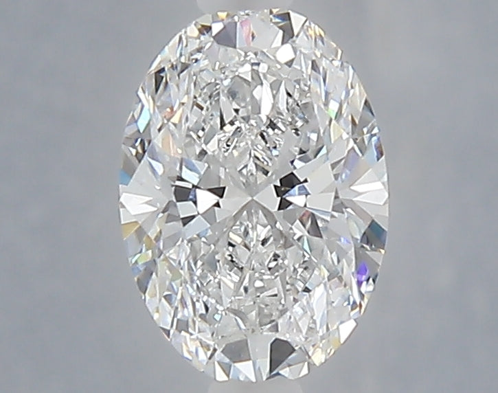 1.08 carat oval lab grown diamond D color VVS2 clarity