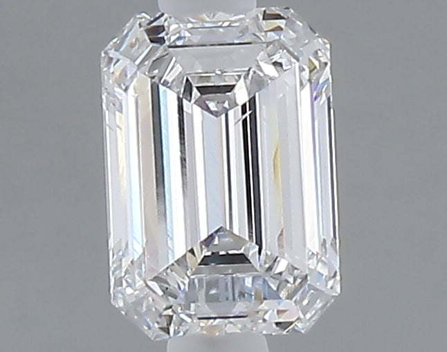 1.02 carat emerald lab grown diamond D color VS2 clarity