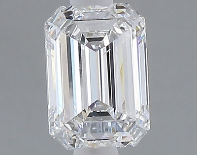 1.02 carat emerald lab grown diamond D color VS2 clarity