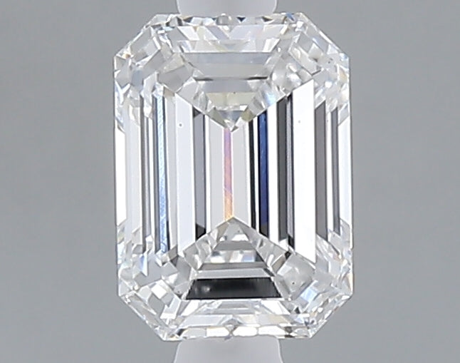 1.02 carat emerald lab grown diamond E color VS1 clarity