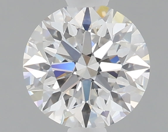 1.08 carat round lab grown diamond E color VVS2 clarity