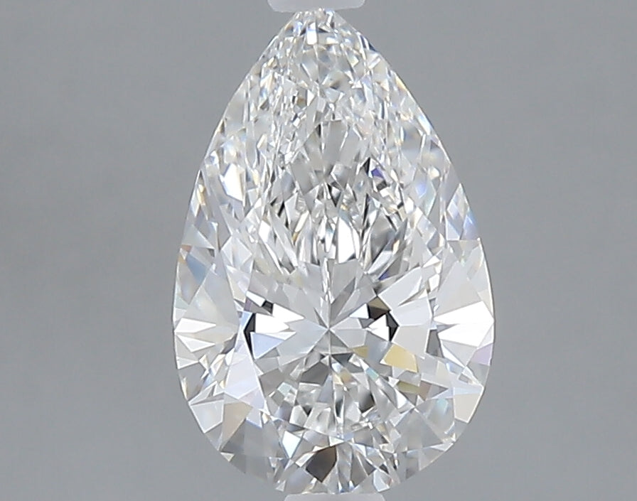 1.58 carat pear lab grown diamond E color VVS2 clarity