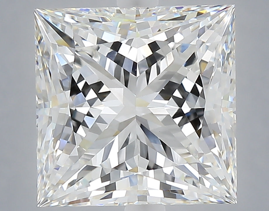 6.05 carat princess lab grown diamond E color VVS2 clarity