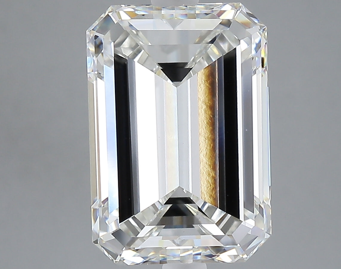 6.01 carat emerald lab grown diamond G color VVS2 clarity